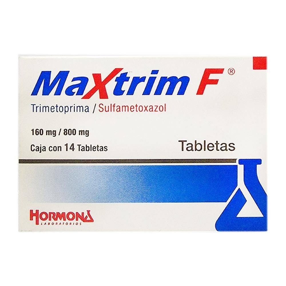 Maxtrim F 160/800 mg C/14 Tab Trimetoprima/Sulfametoxazol (Hormona)