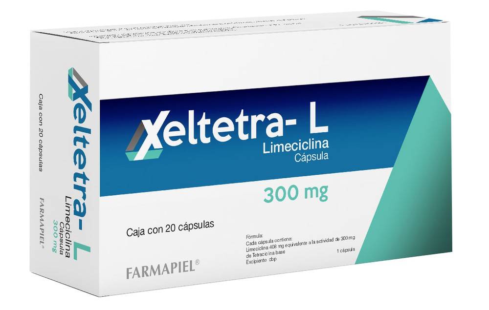 Xeltetra-L 300Mg C/20Cap Limeciclina Farmapiel
