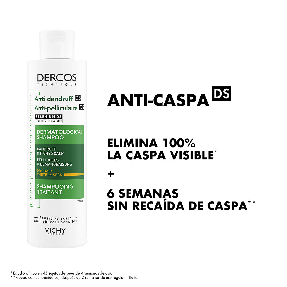 Dercos Caspa Seca 200 Ml (Vichy)
