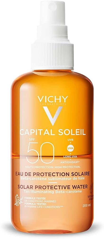 Capital Solei FPS 50+ Agua Solar Bronceadora 200 Ml (Vichy)