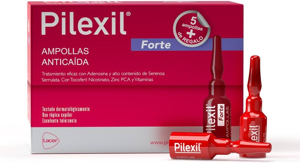 Pilexil Forte Ampolletas Anticaida 15X5Ml