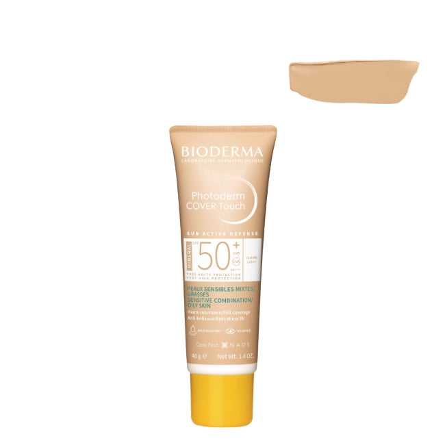 Photoderm Cover Touch Mineral SPF50+ Claro 40Gr (Bioderma)