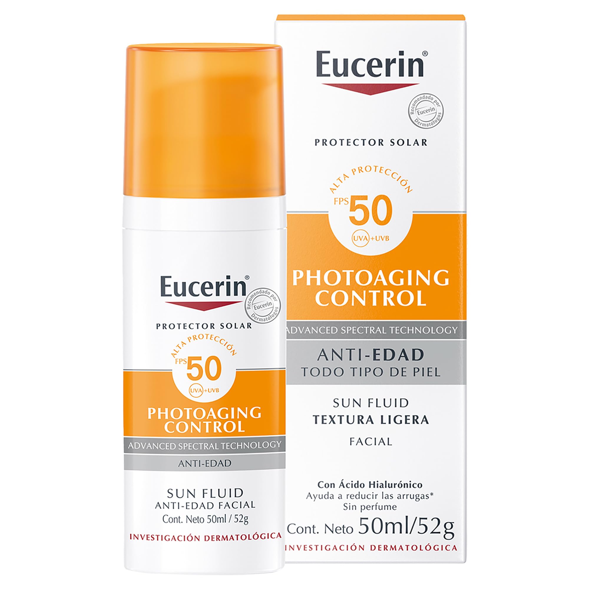 Eucerin FPS50+ Fluido Anti-Edad 50 Ml