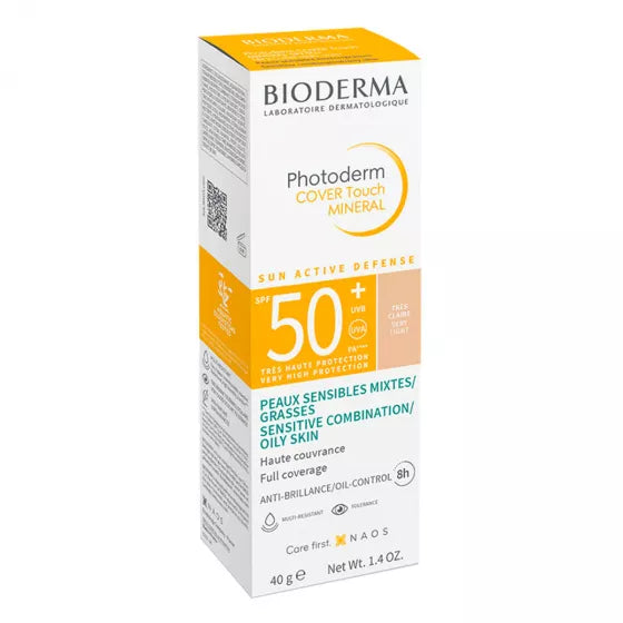 Photoderm Cover Touch Mineral FPS50+ Muy Claro 40 GR