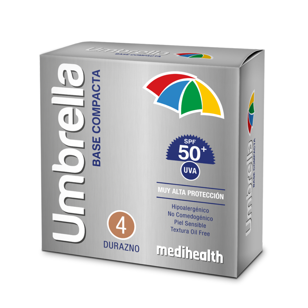 Umbrella 50+ Compacto Durazno 11Gr (Medihealth)