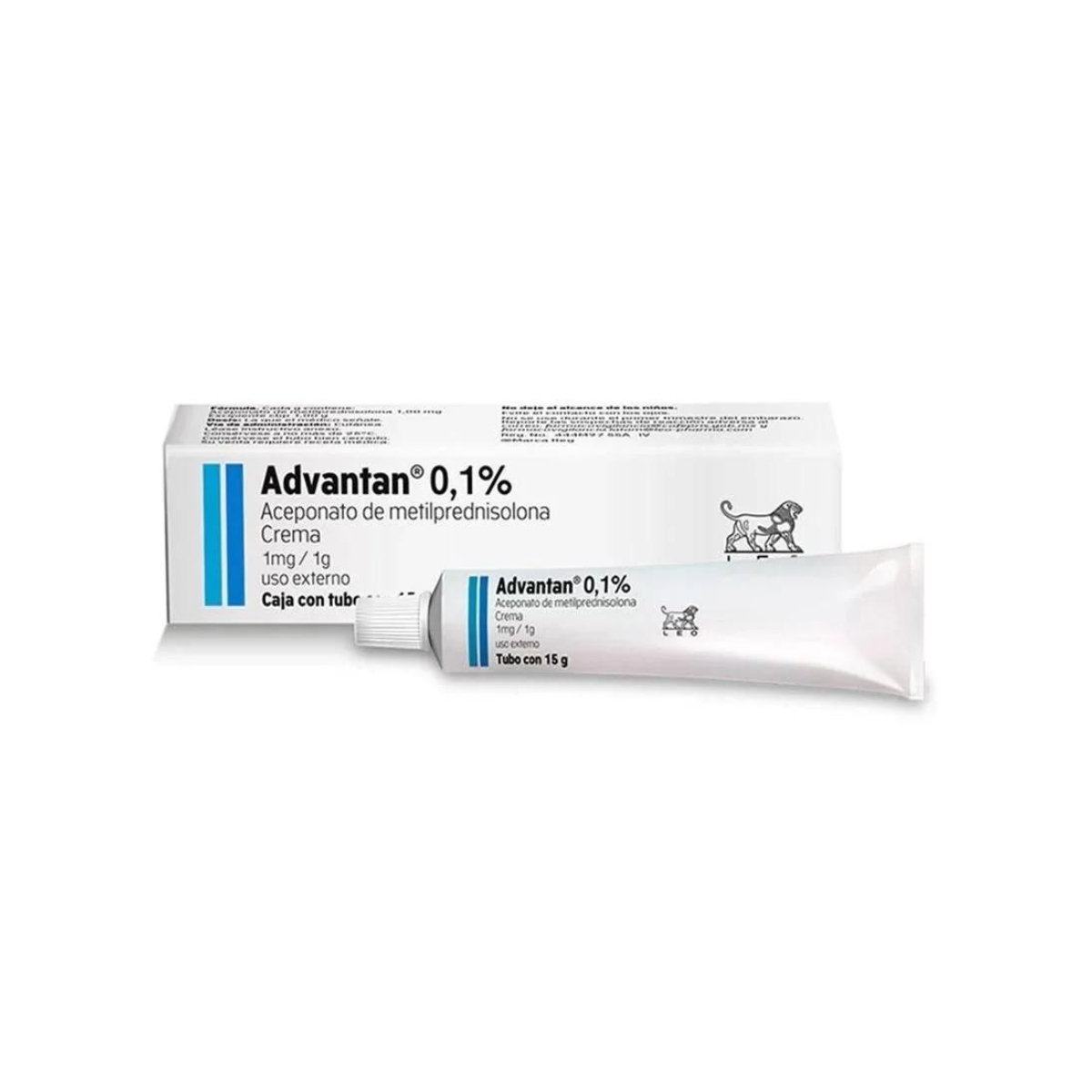 Advantan 0.1% Crema 15Gr Aceponato De Metilprednisolona (Leo)