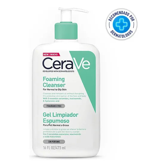 Cerave Limpiador Aceite Espumoso 473Ml