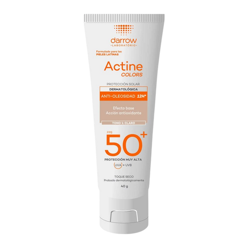 Darrow Actine Solar Colors Tono 1 Claro FPS50+ 40Gr (Pierre Fabre)