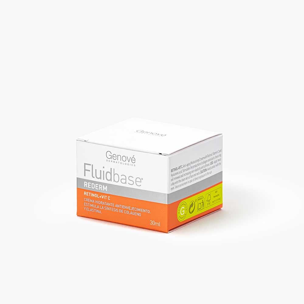 FluidBase Retinol + Vit C Crema Hidratante Antienvejecimiento 30 Ml (Genove)