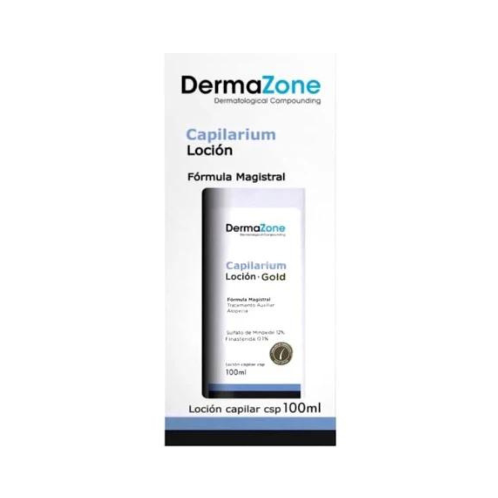 DermaZone Capilarium Gold Loción 100Ml (Minoxidil 12%/ Finasteride 0.1%)