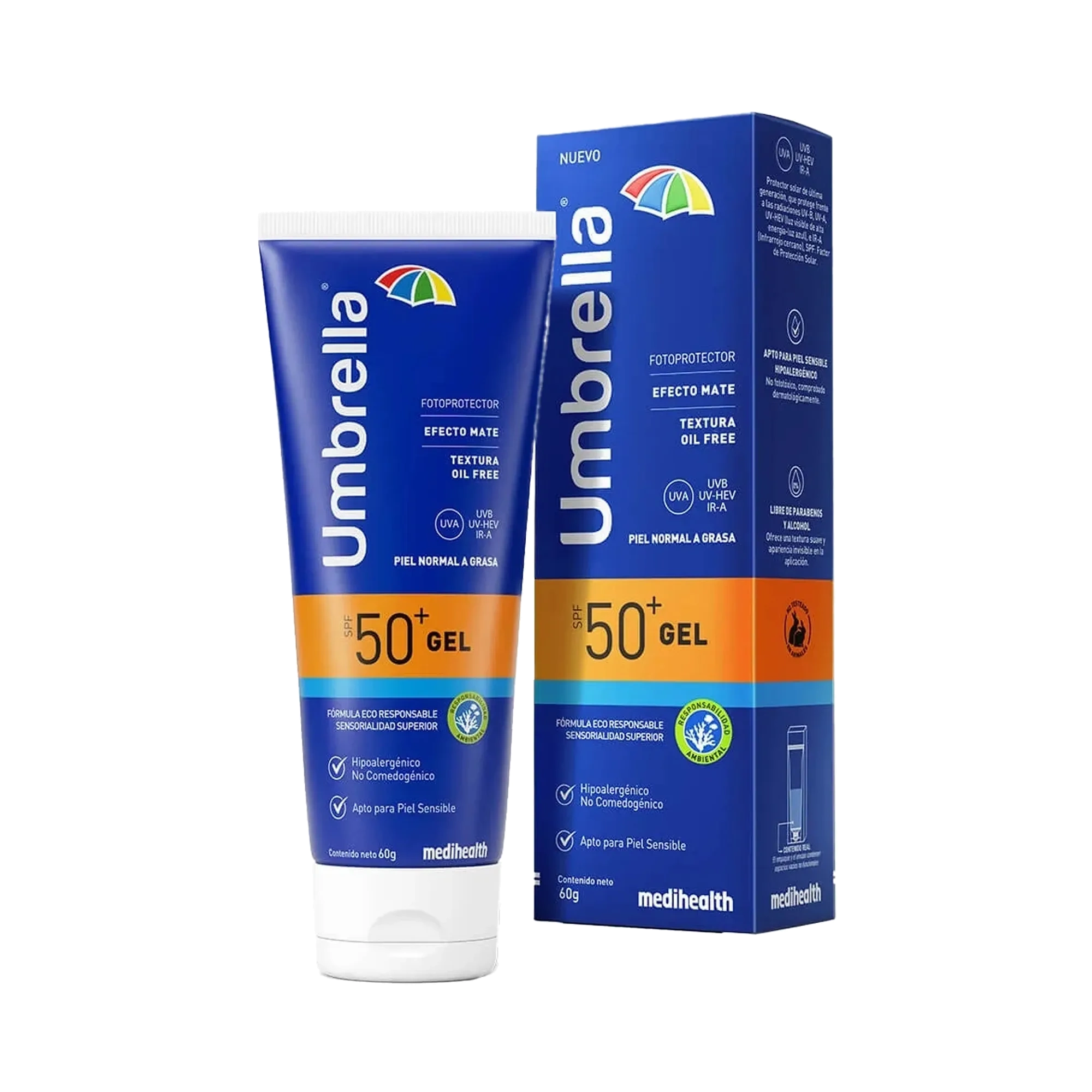 Umbrella Gel SPF 50+ 60Gr (Medihealth)