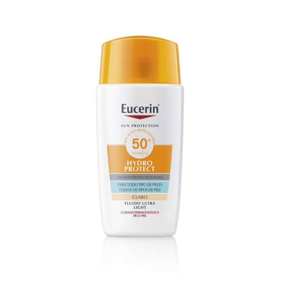 Eucerin Sun Hydro Fluid SPF 50+ C/Color T/Claro 50 Ml