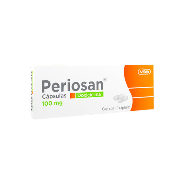 Doxiciclina 100Mg C/10Cap Periosan (Vitae)