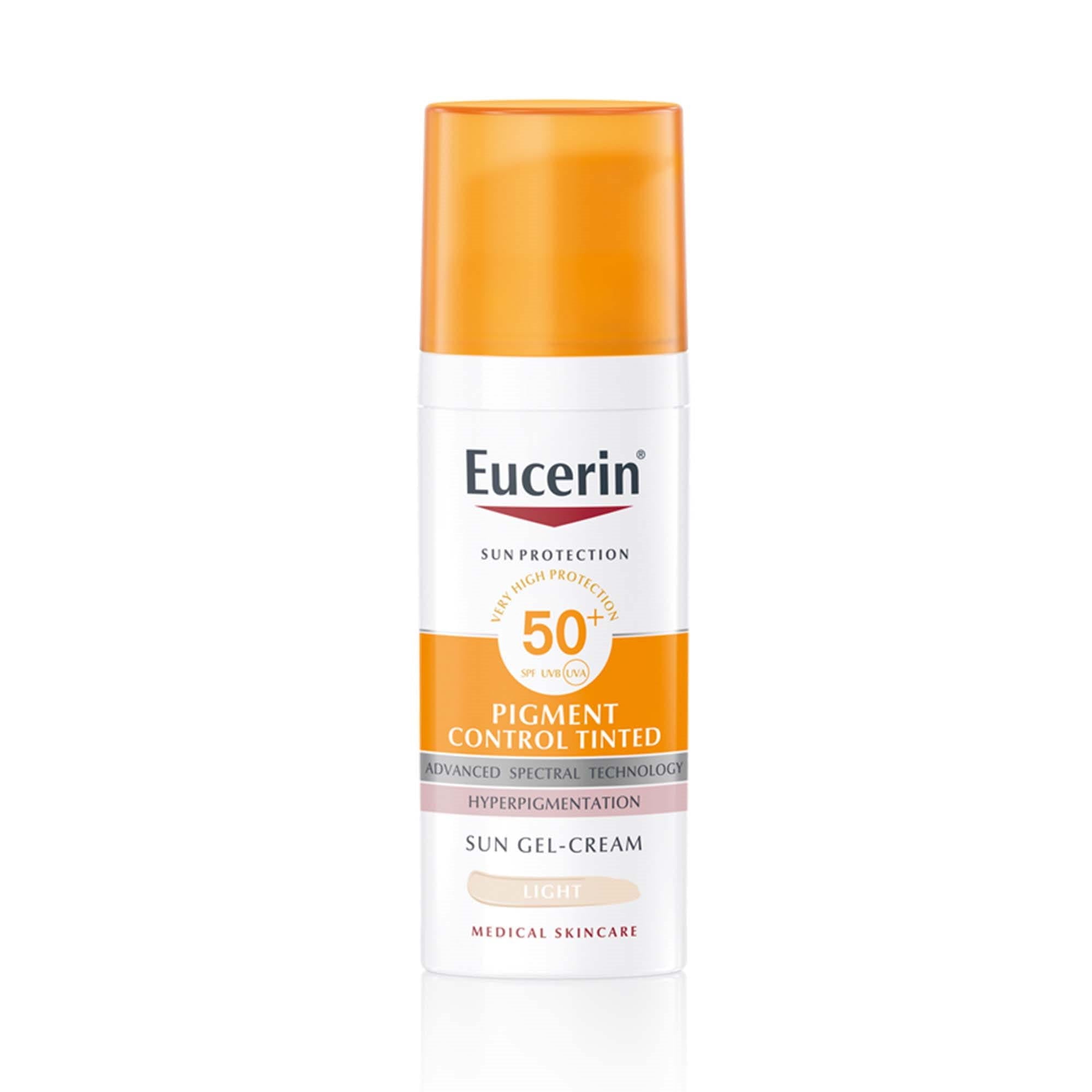 Eucerin Pigment Control Tinte T/Claro Fps50 Sun Gel Cream 50Ml