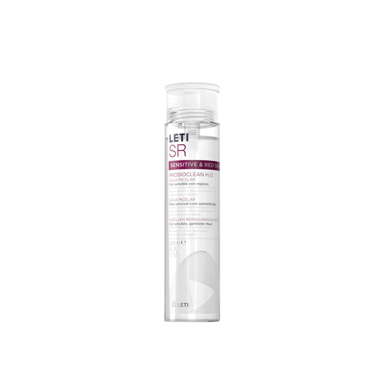 LETI SR Sensitive y Red Skin H2O Agua Micelar 200ml