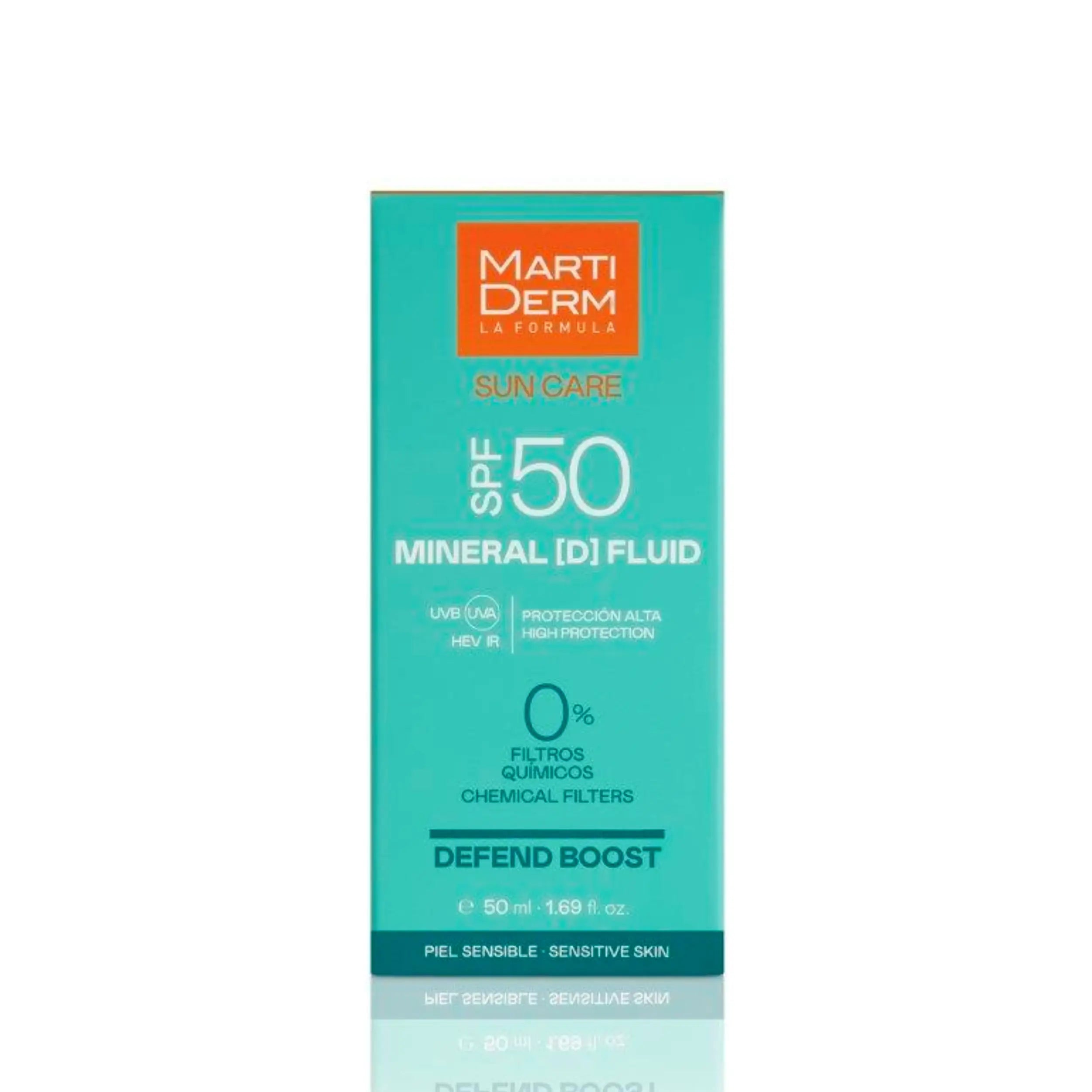 MartiDerm Sun Care Mineral (D) Fluid Spf50 Defend Boost 50 Ml