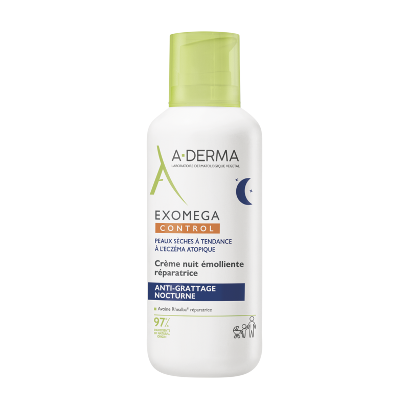 Exomega Control Crema De Noche 400Ml A-Derma