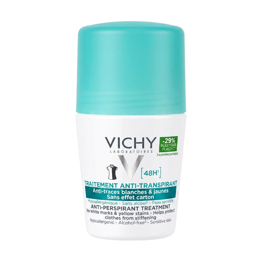 Desodorante Roll-On Anti-Traces 50 Ml (Vichy) (Franja Verde)